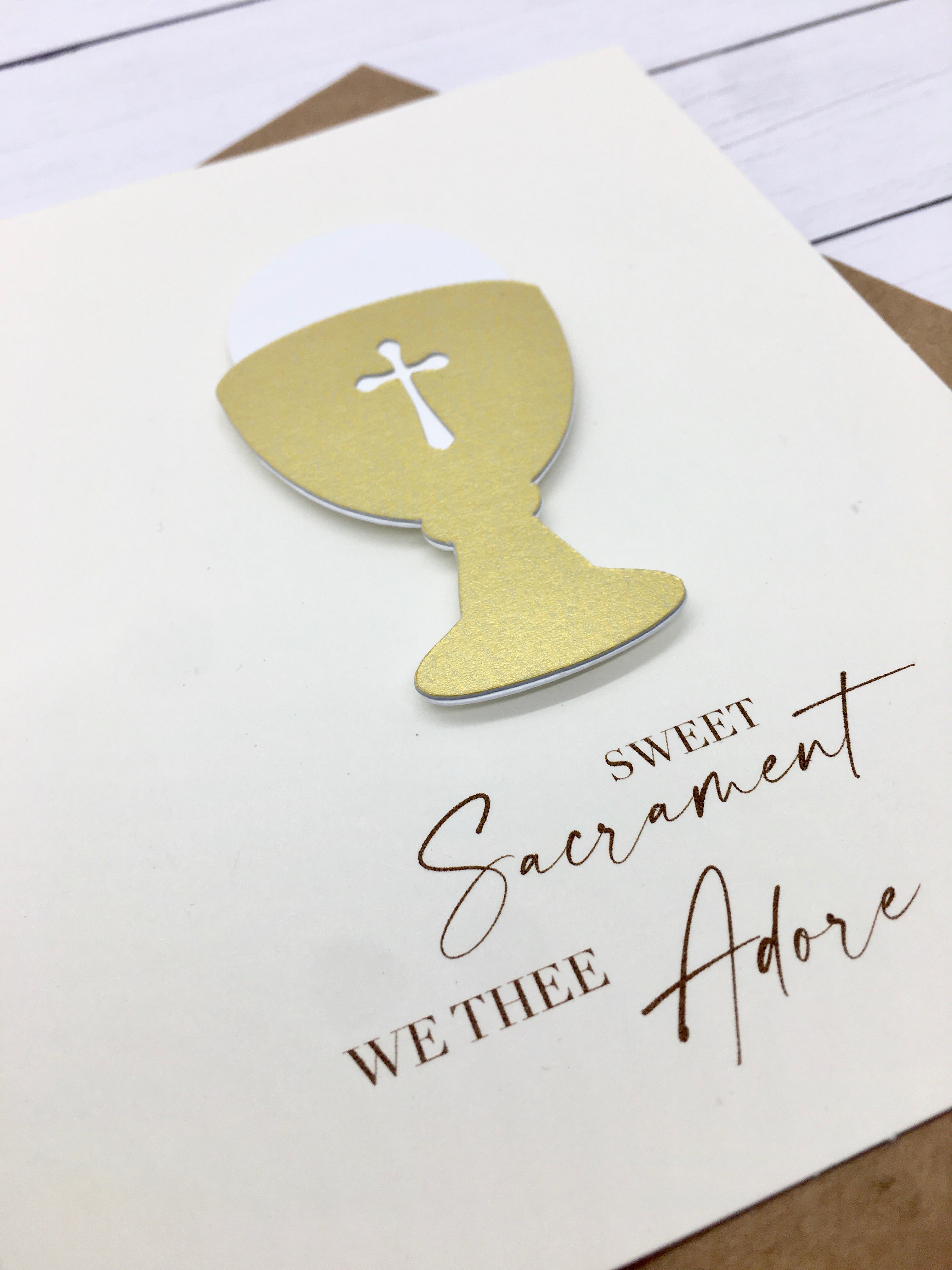 First Holy Communion Blessings Card