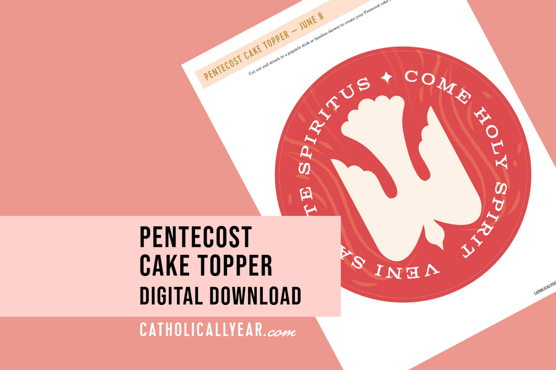 Pentecost Cake Topper {Digital Download}