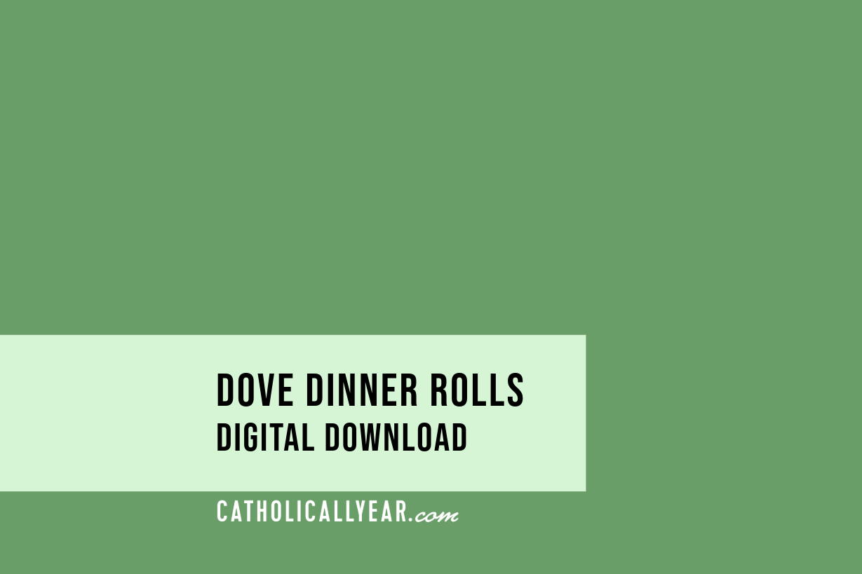 Dove Dinner Rolls - Pentecost