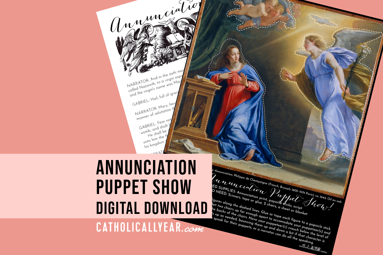 Annunciation Puppet Show {Digital Download}