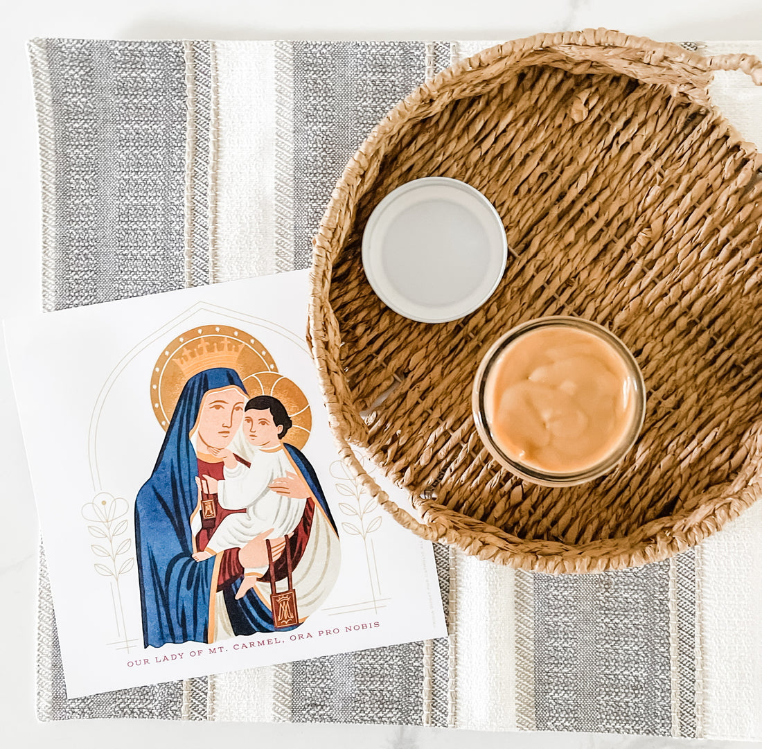 One Ingredient "Carmel" Sauce - July 16 - Our Lady of Mt. Carmel