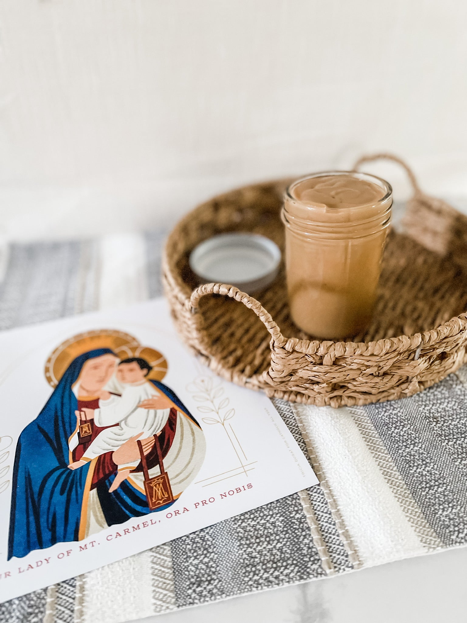 One Ingredient "Carmel" Sauce - July 16 - Our Lady of Mt. Carmel