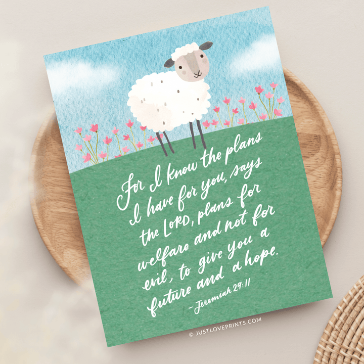 For I Know The Plans I Have For You Greeting Card