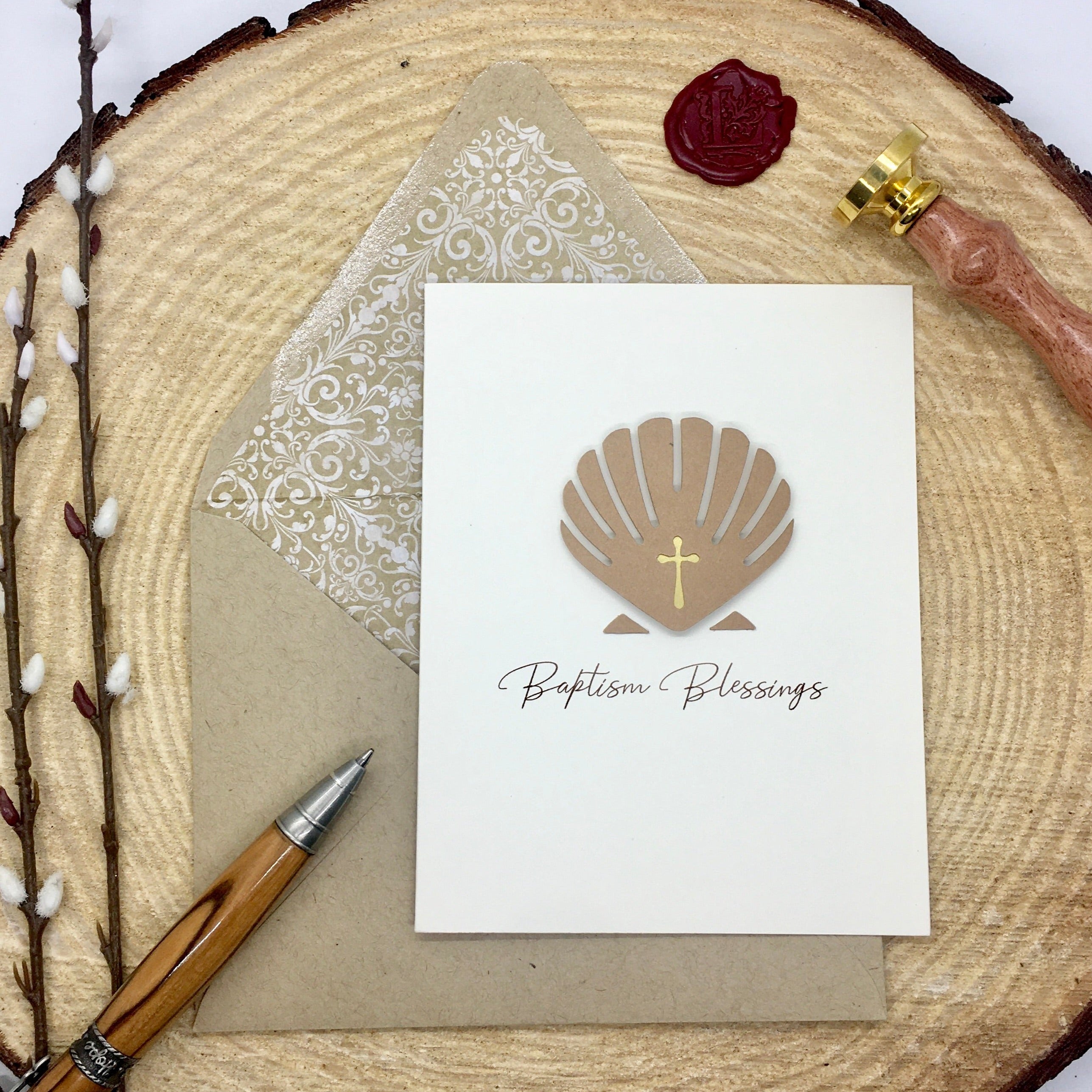 Baptism Blessings Card