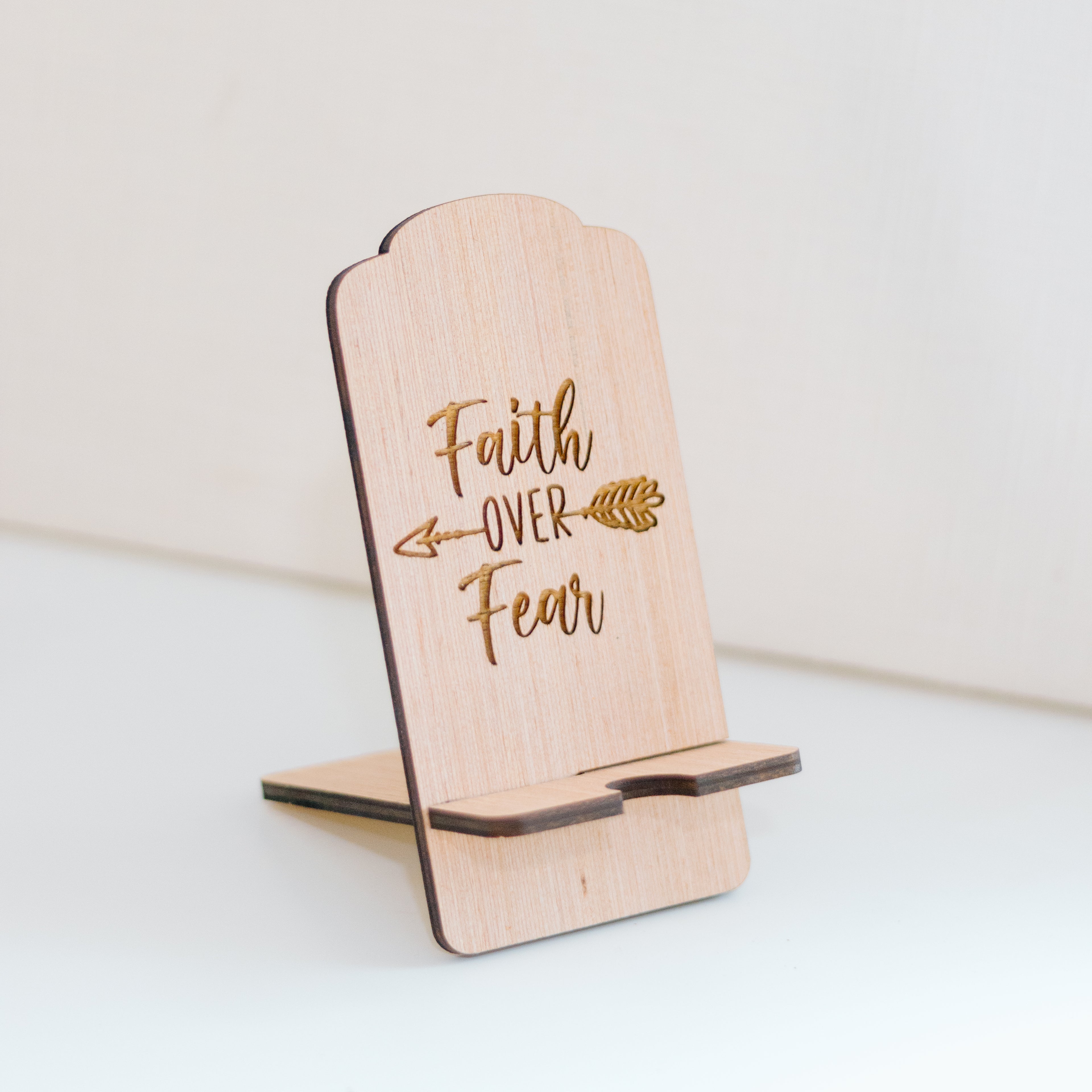 Wooden Phone Stand
