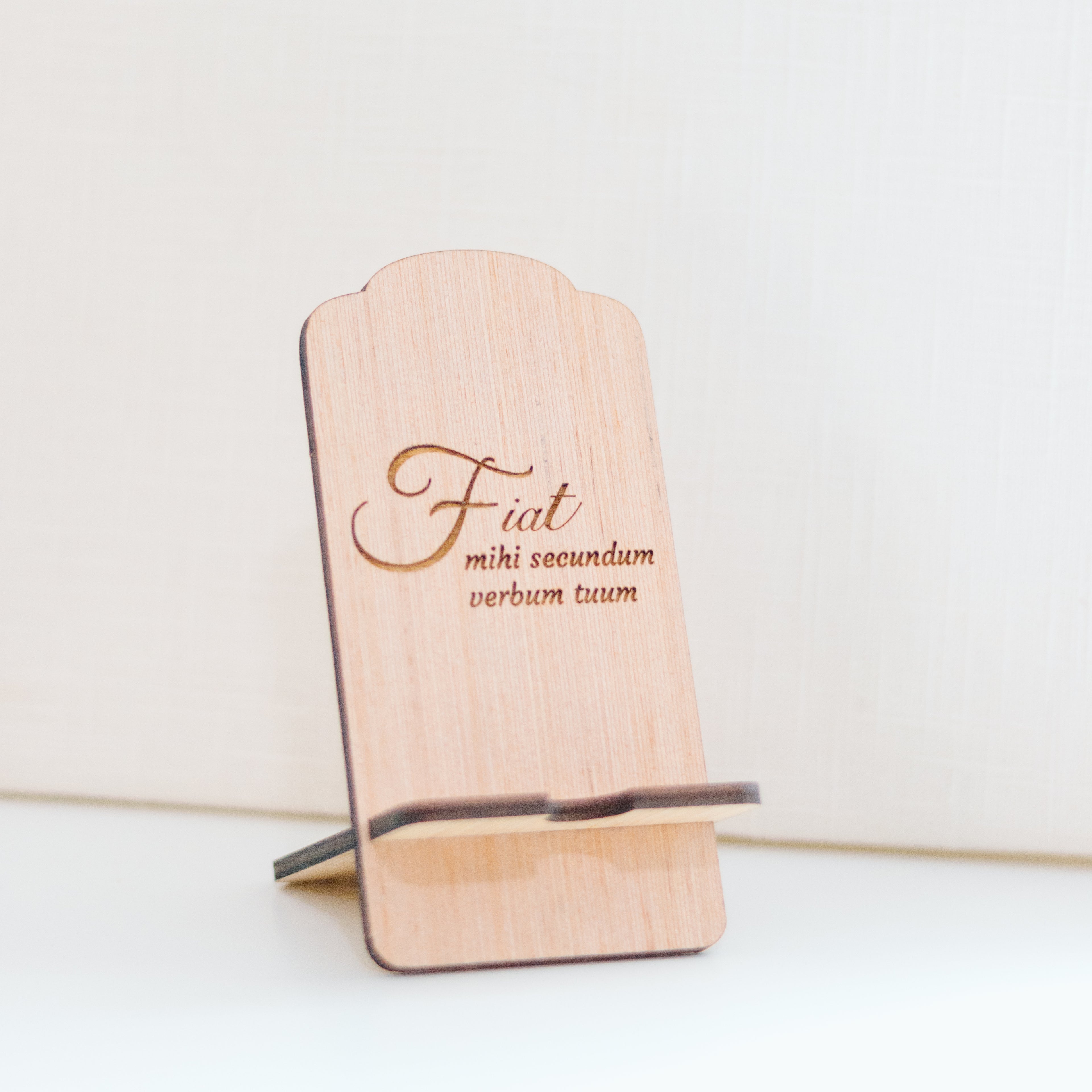 Wooden Phone Stand