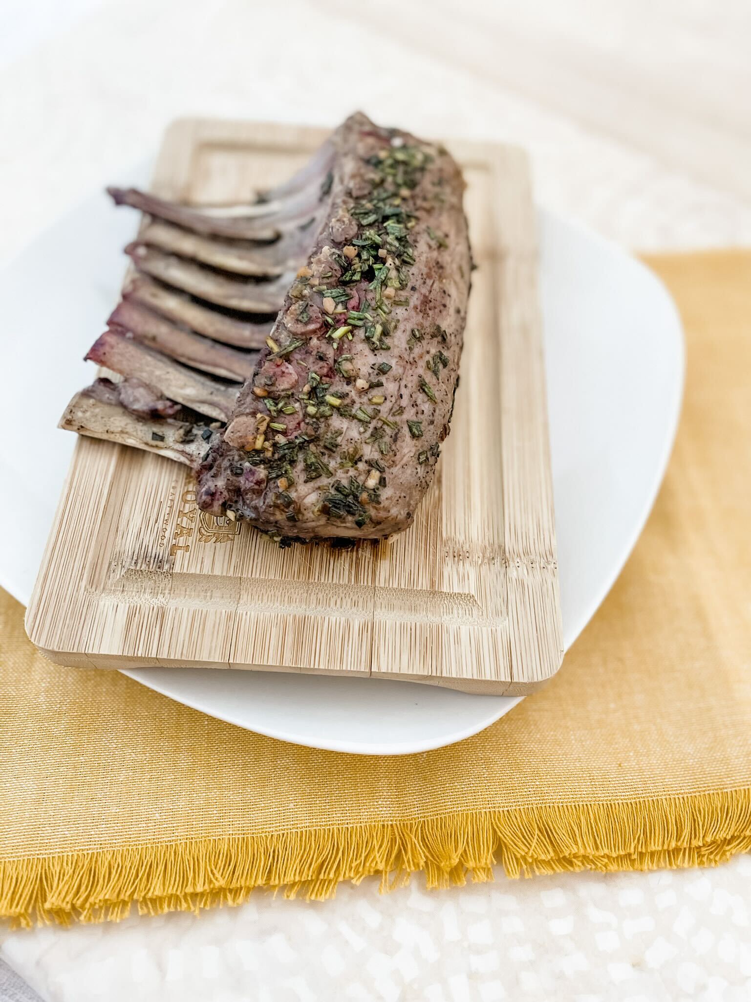 Lamb Chops with Rosemary & Garlic - Holy Thursday