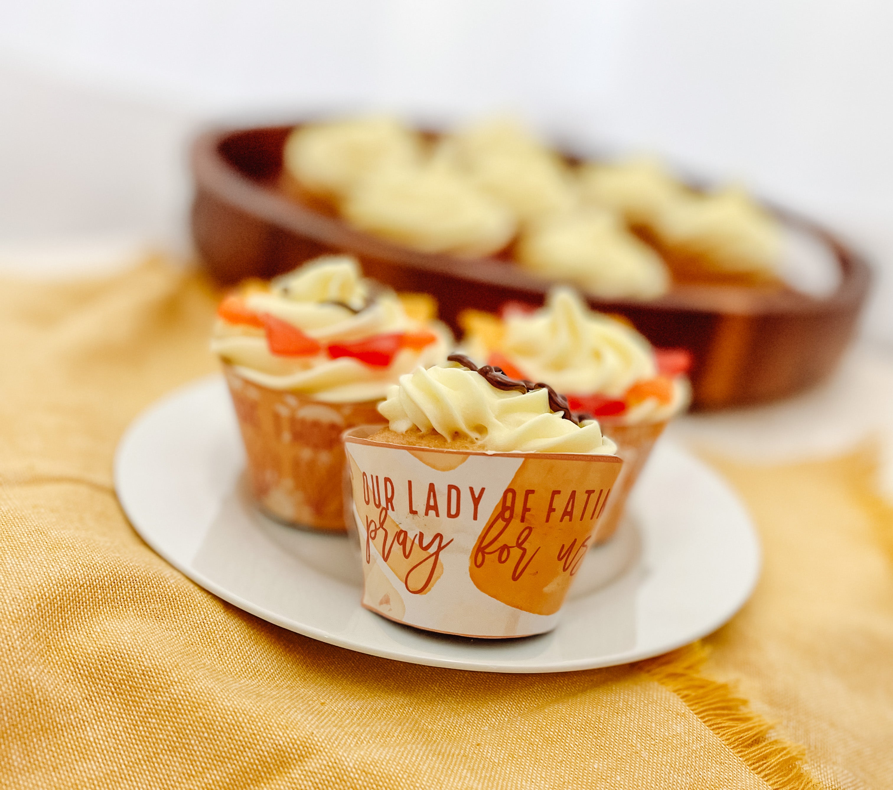 Our Lady of Fatima Cupcake Wrappers
