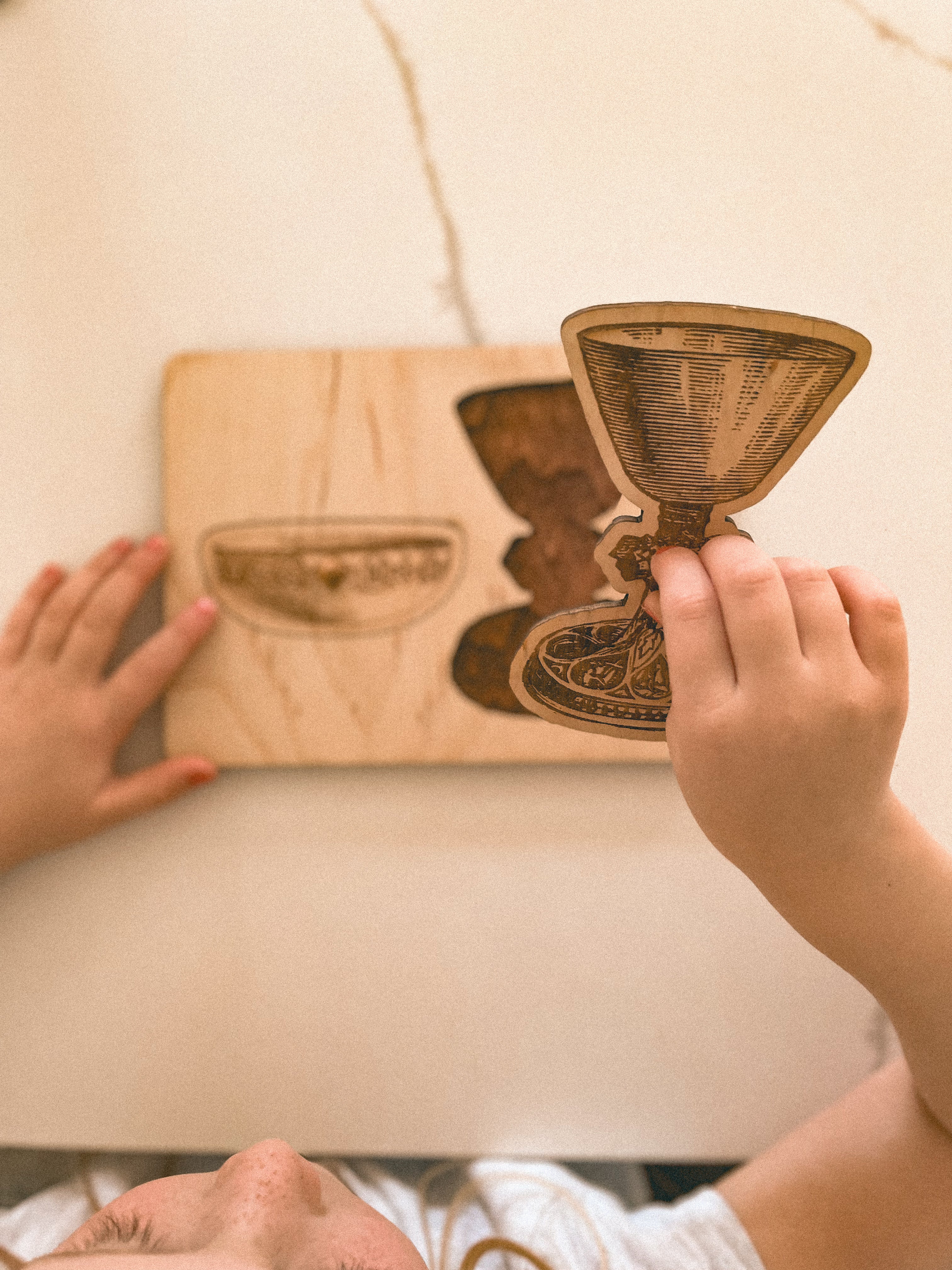Wooden Chalice & Paten Puzzle