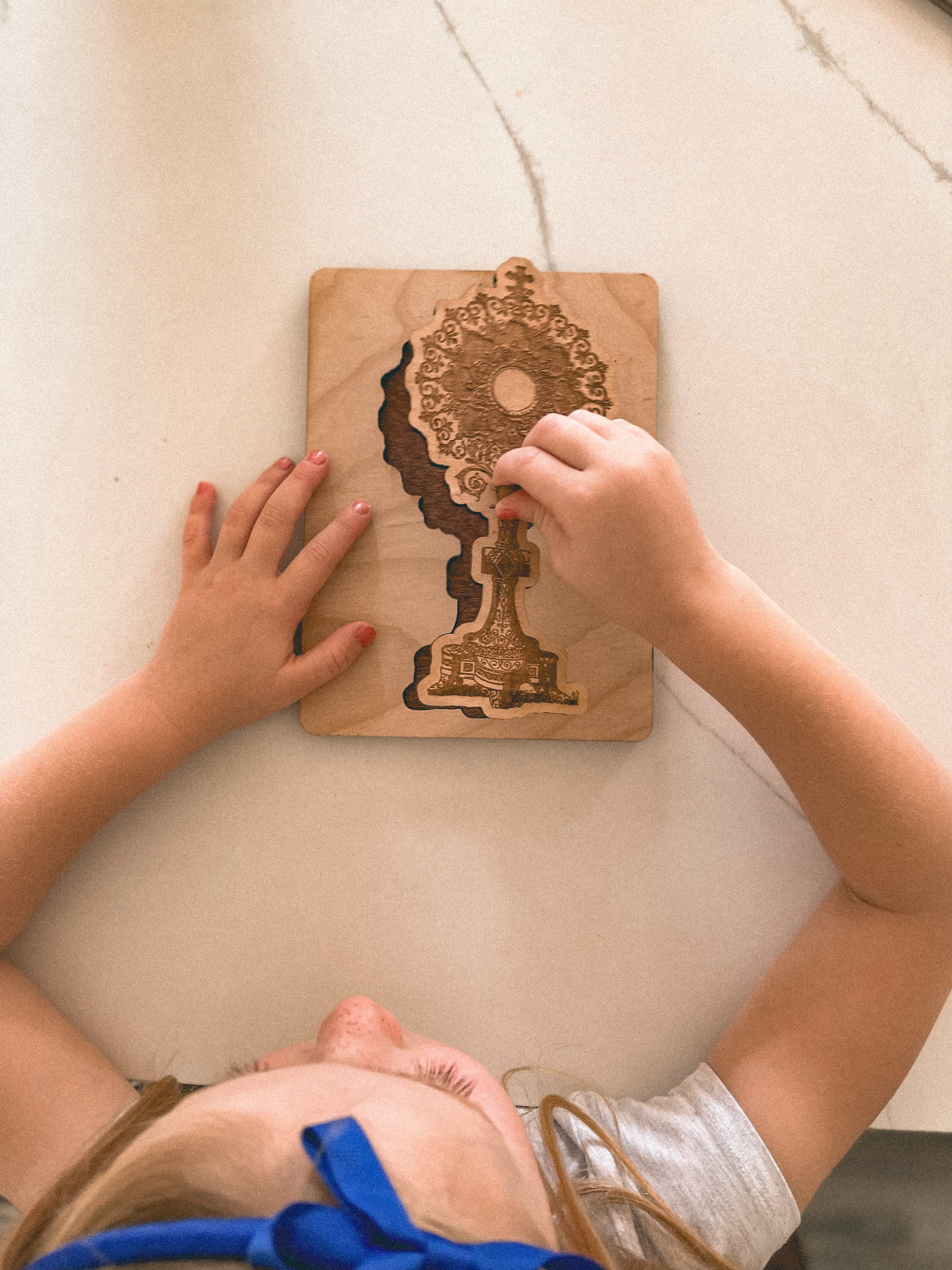 Wooden Monstrance Puzzle