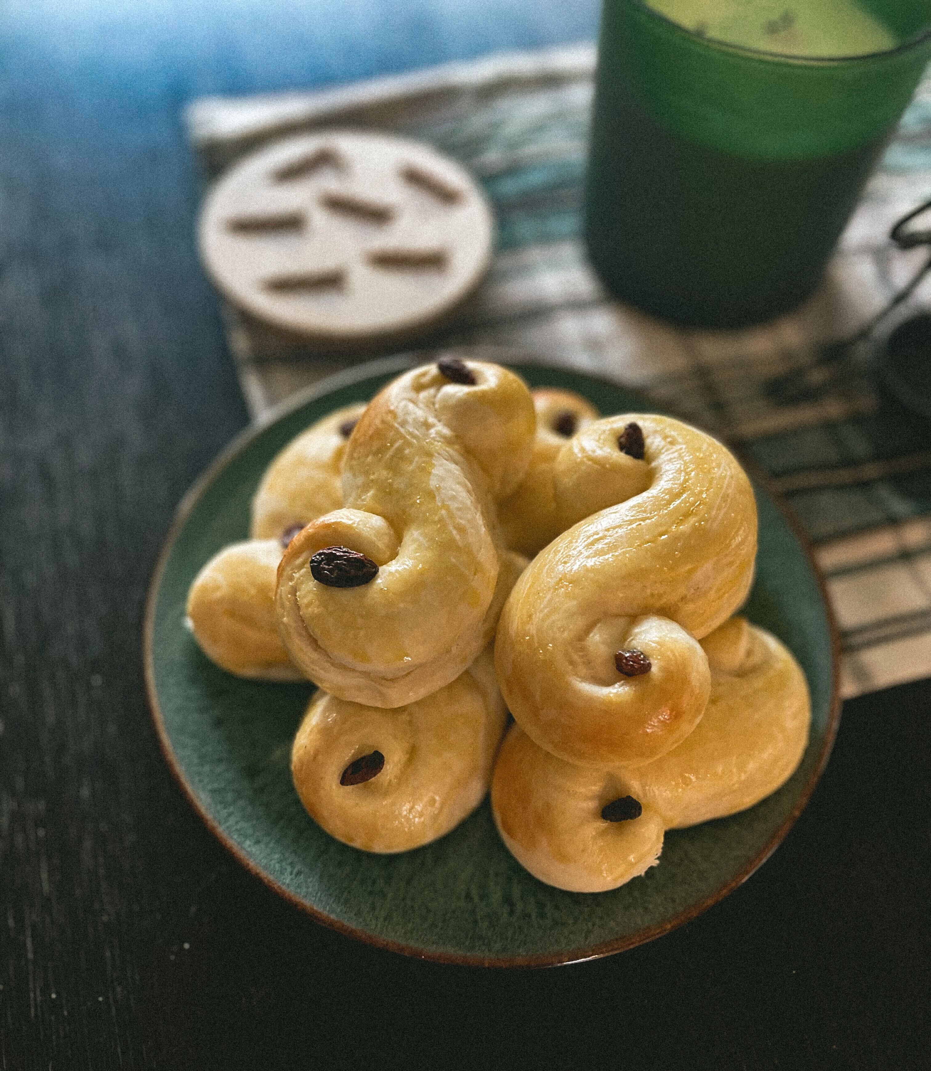 Saint Lucy Saffron Buns - December 13 - St. Lucy