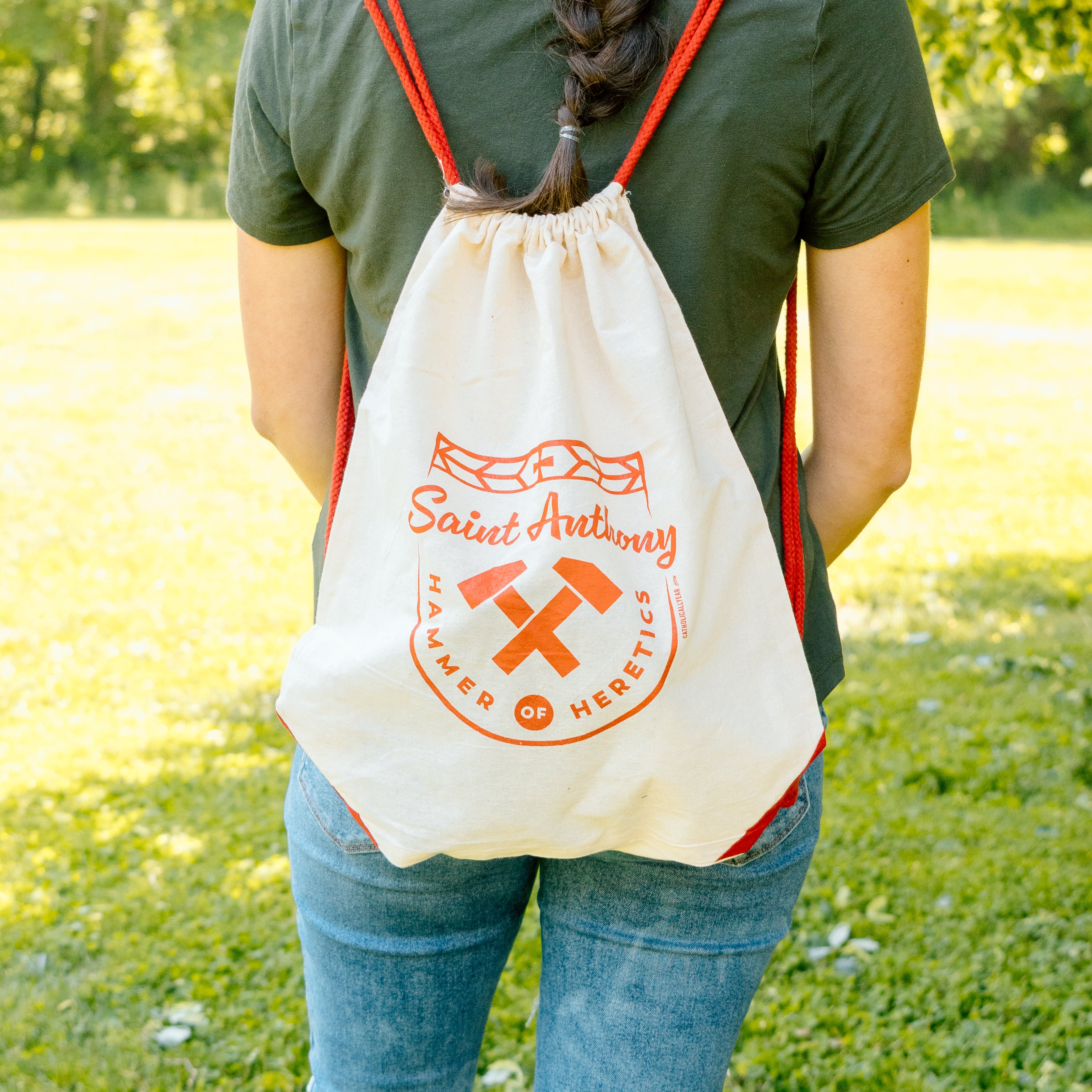 St. Anthony Drawstring Bag