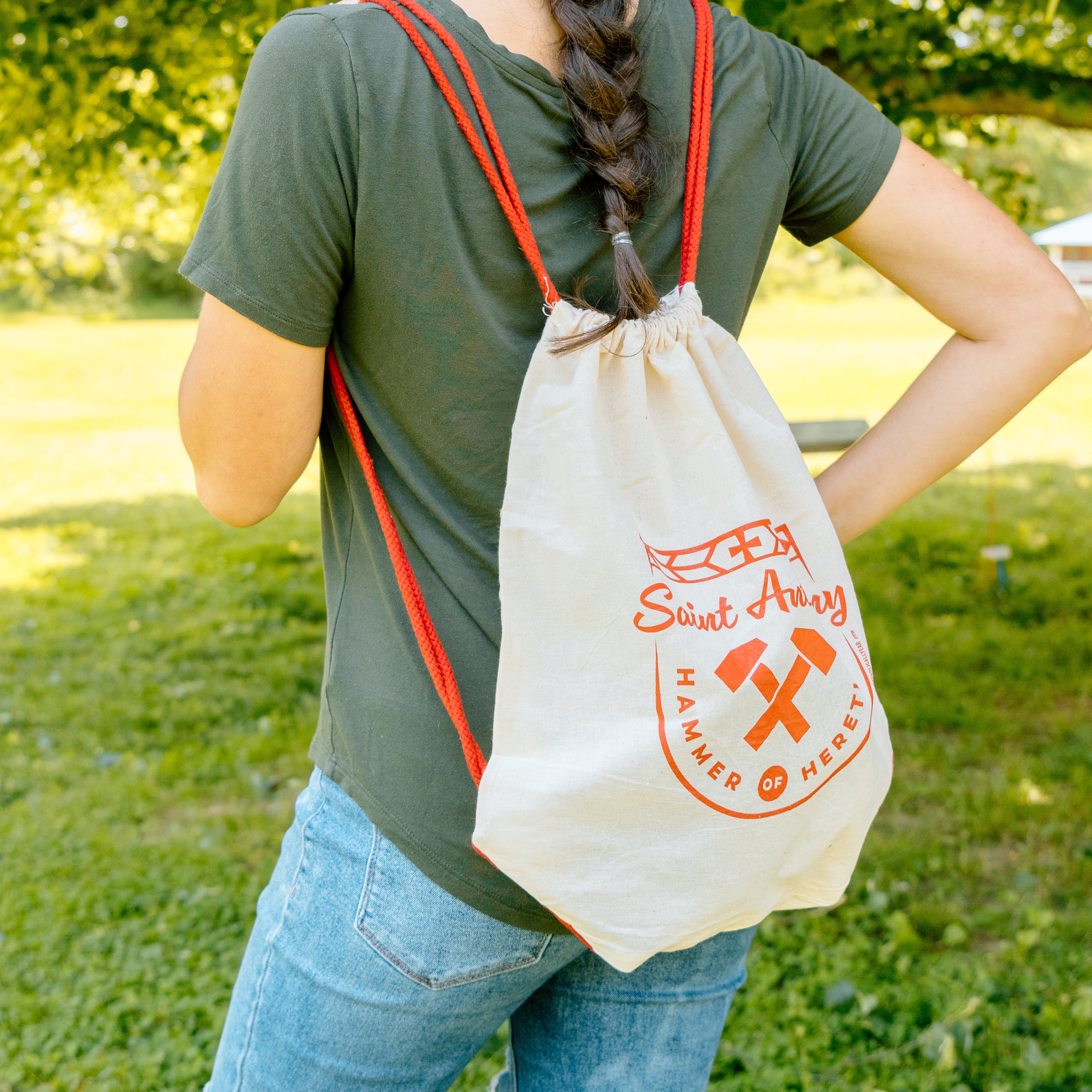St. Anthony Drawstring Bag