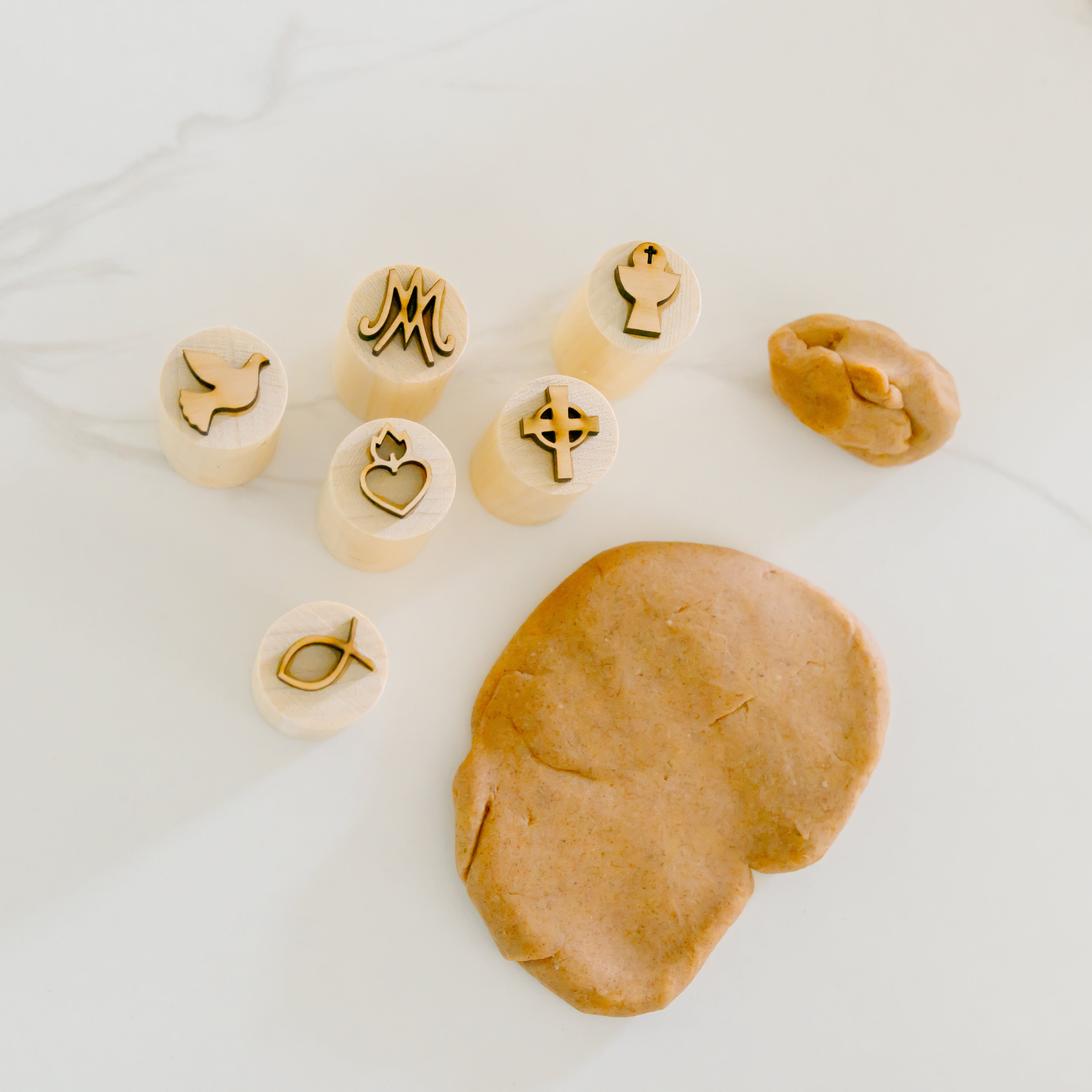 Catholic Playdough Stamps