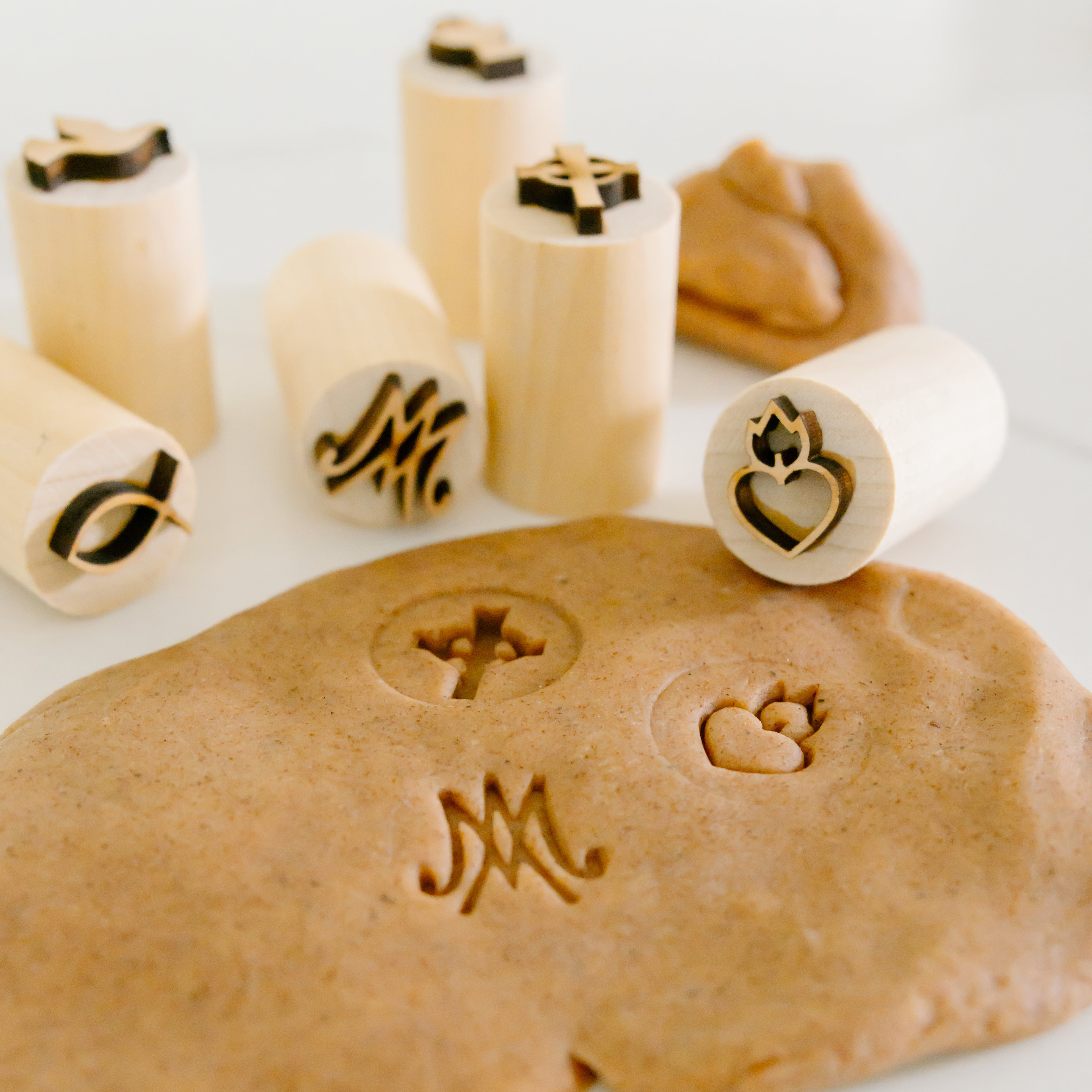 Catholic Playdough Stamps