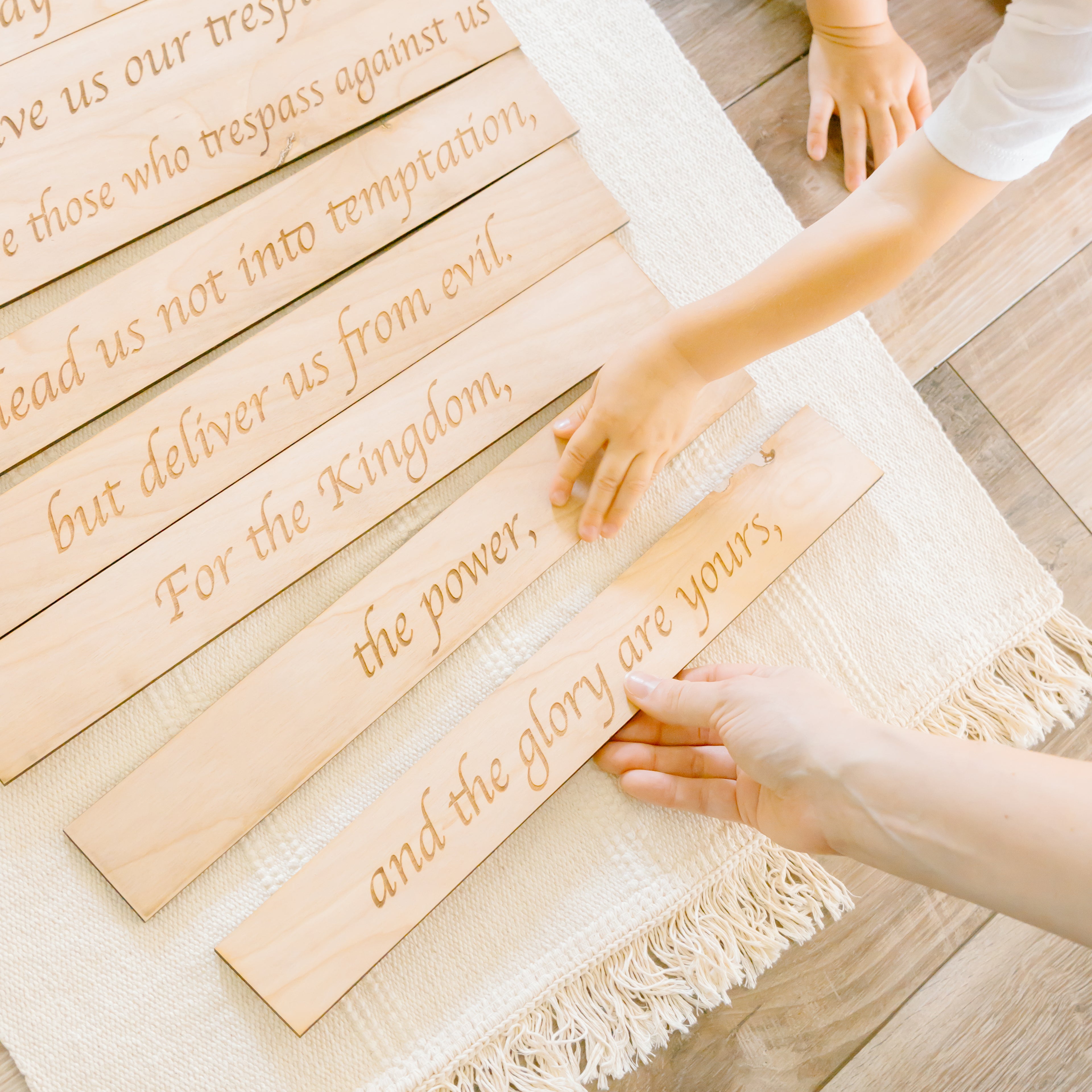 "Our Father" Wooden Plaques