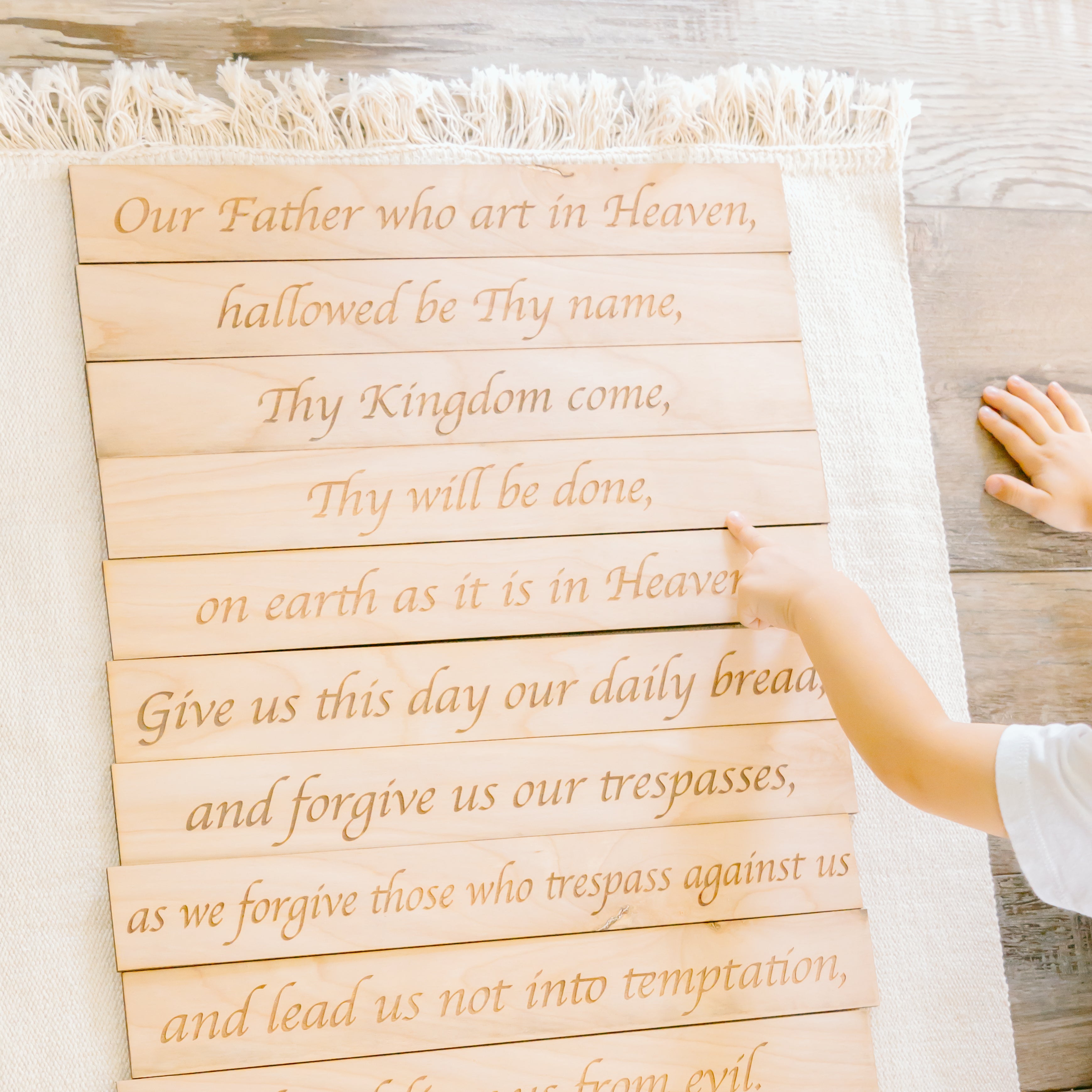 "Our Father" Wooden Plaques
