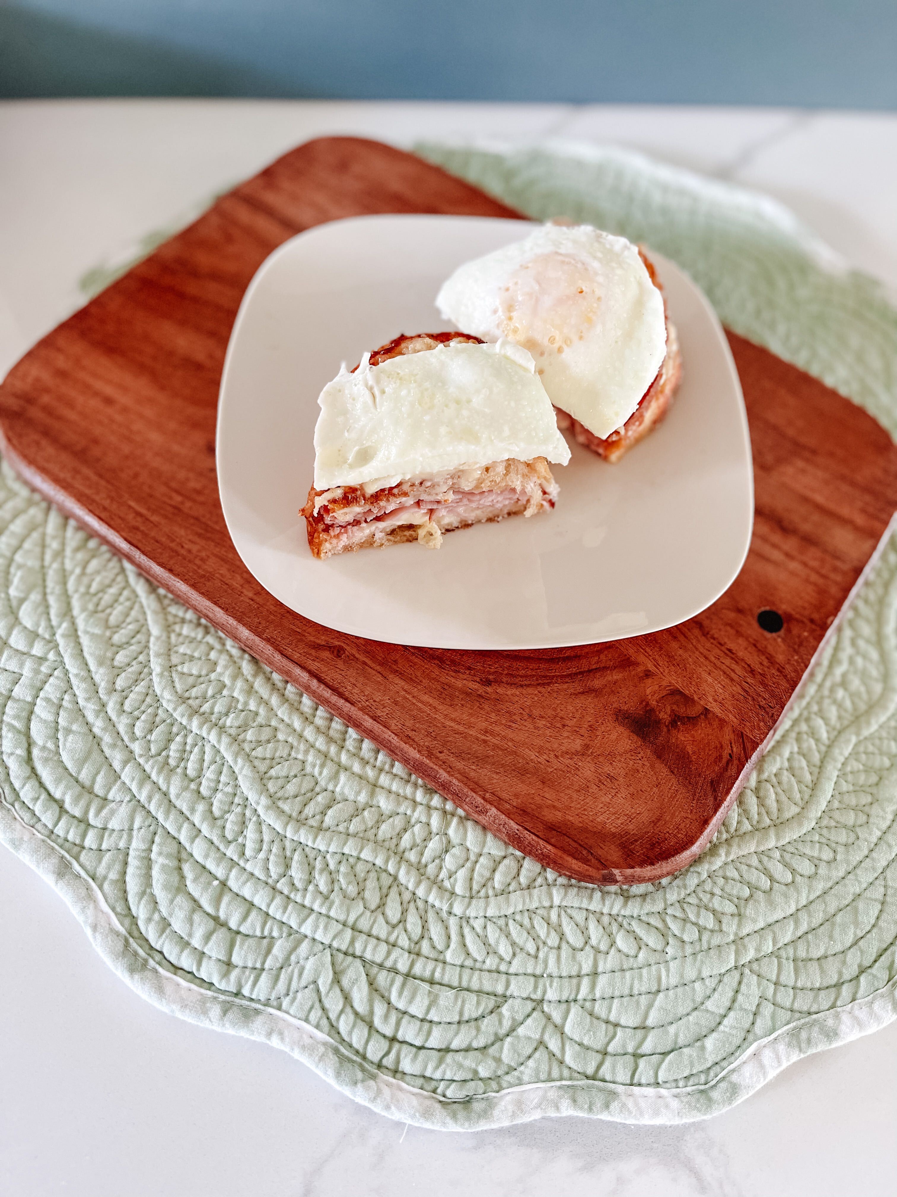 Croque Madame (Crispy Lady) Sandwiches - May 30 - St. Joan of Arc