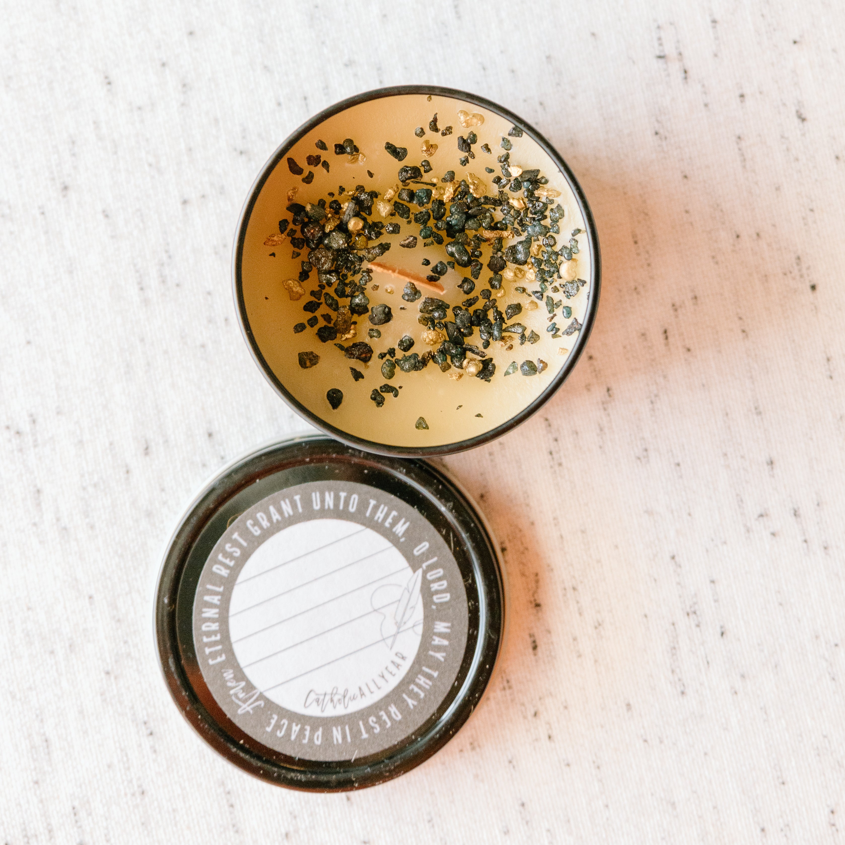 Mini Eternal Rest Candle with Write-On Lid