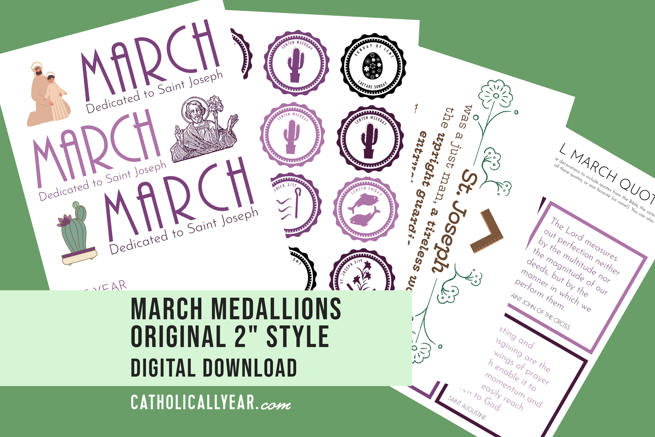 March Medallions 2" Style