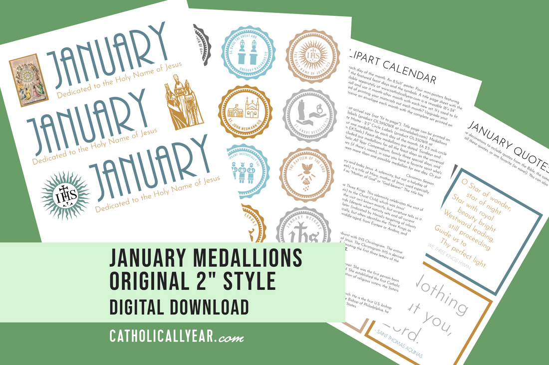 January Medallions 2" Style