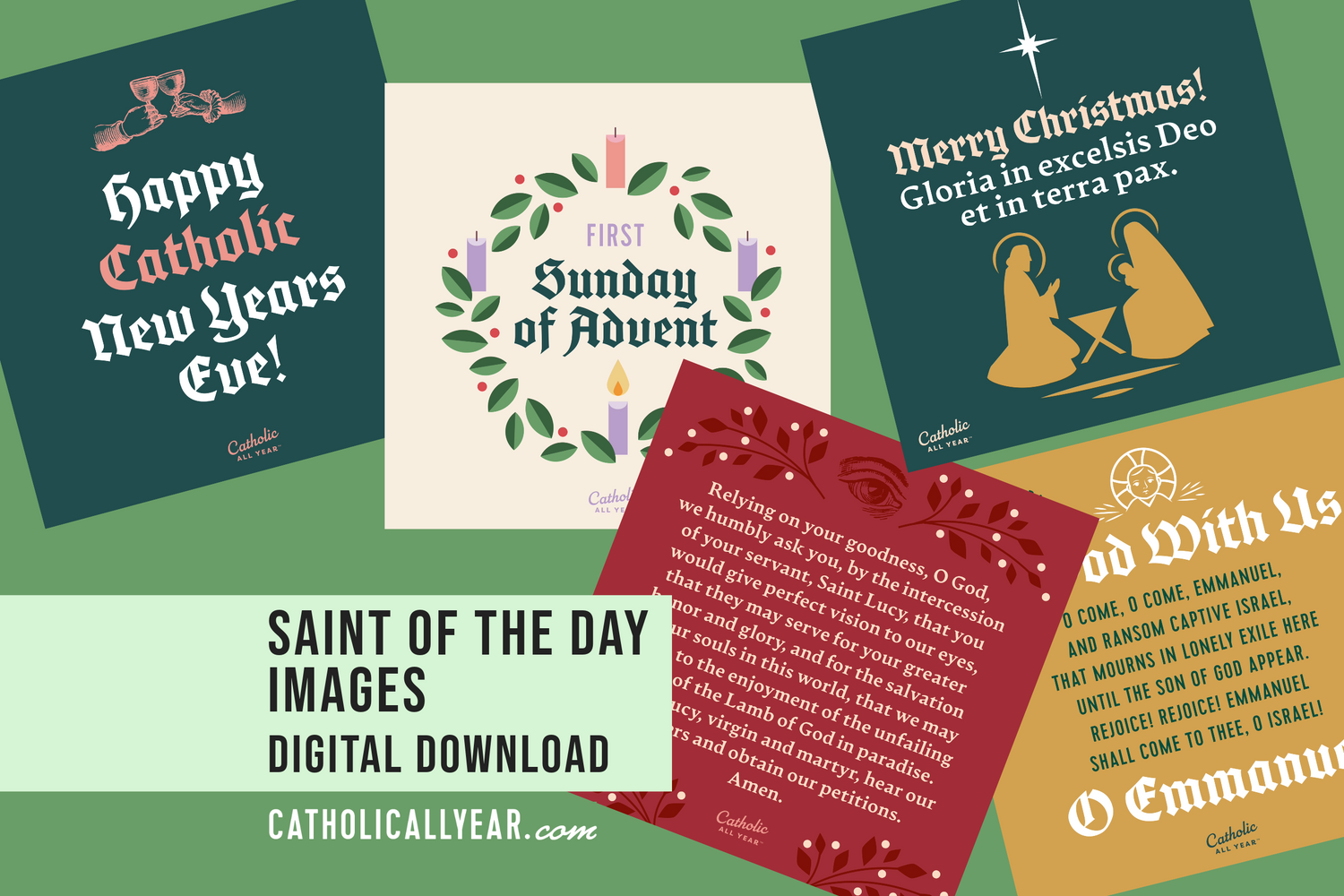 December Saint of the Day Images