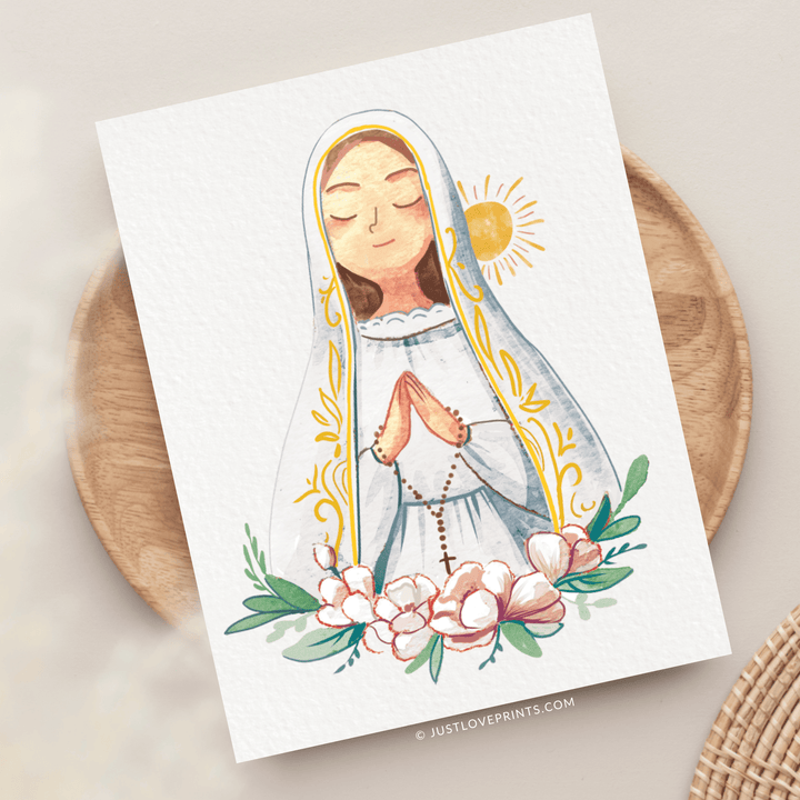 Our Lady of Fatima Greeting Card