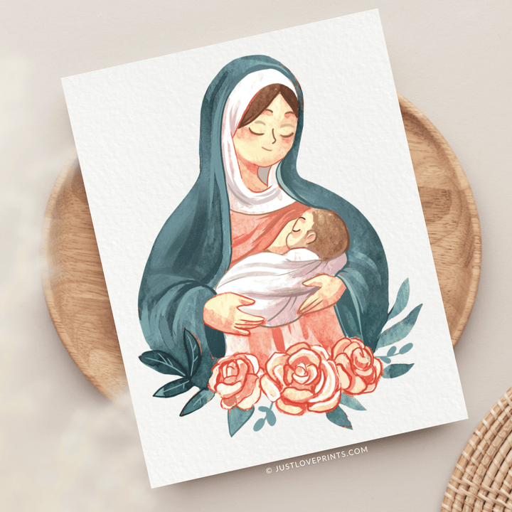 Our Lady of La Leche Greeting Card