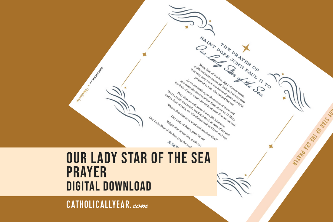 Our Lady Star of the Sea Prayer {Digital Download}