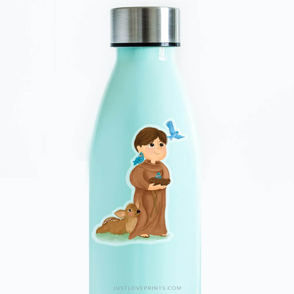 St. Francis "Kid Saint" Vinyl Sticker