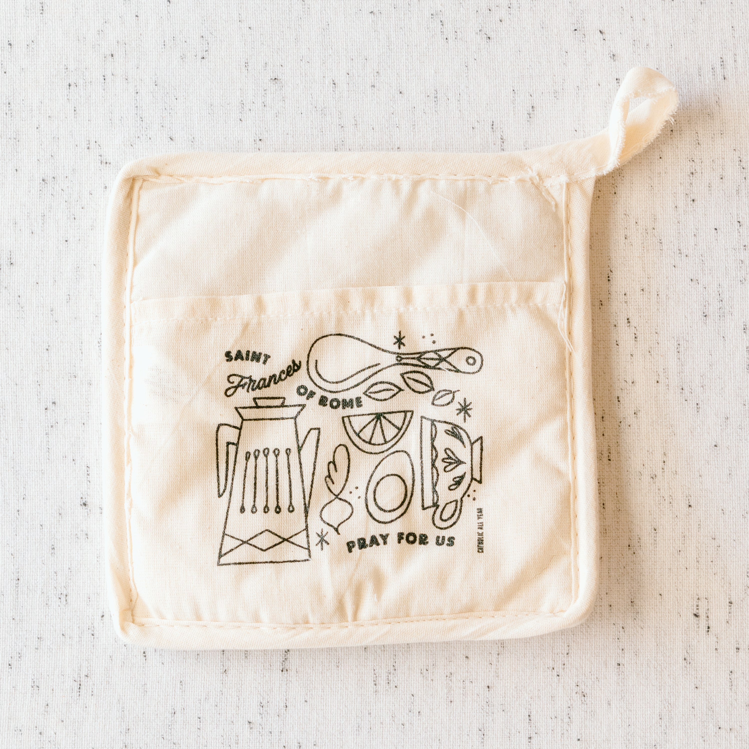 St. Frances of Rome Pot Holder