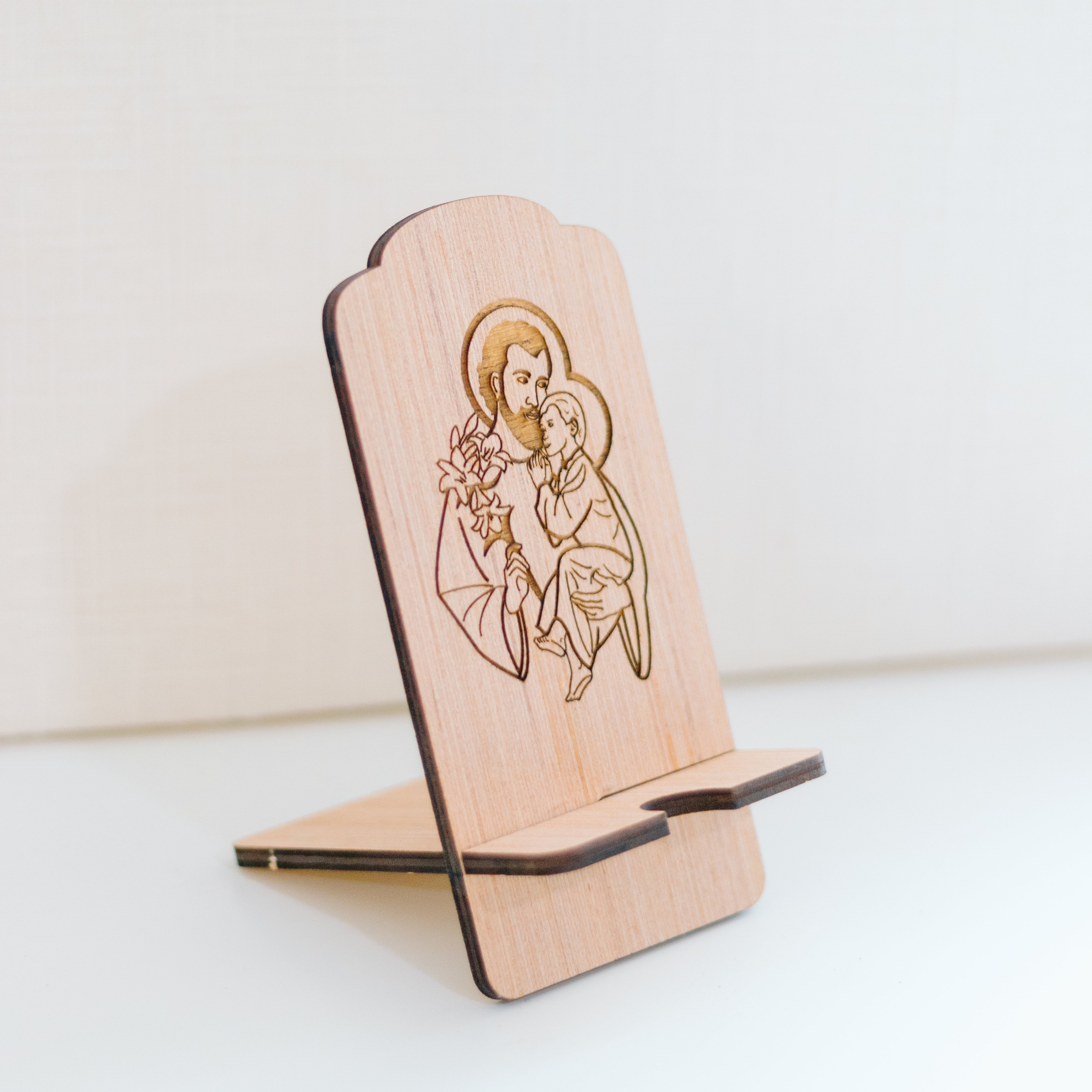 Wooden Phone Stand