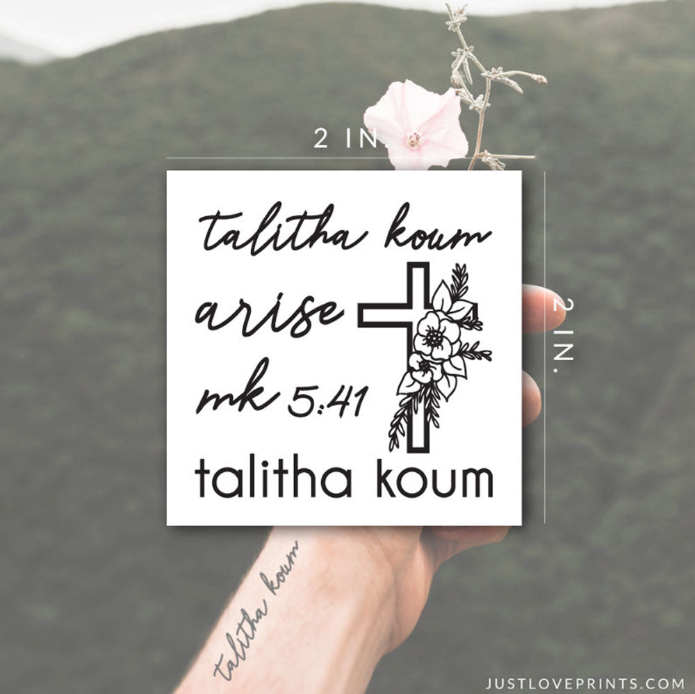 "Talitha Koum Collection" Temporary Tattoos