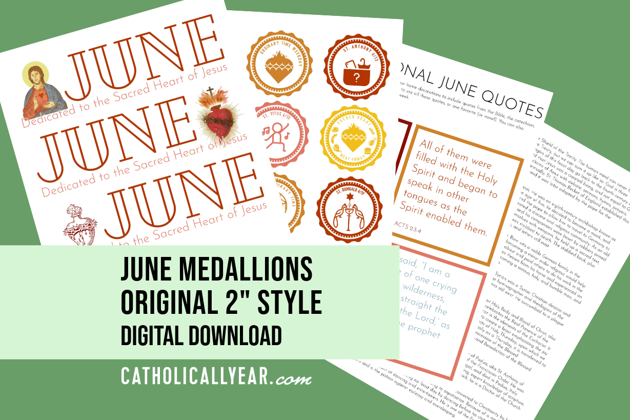 June Medallions 2" Style