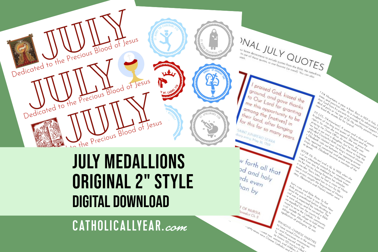 July Medallions 2" Style