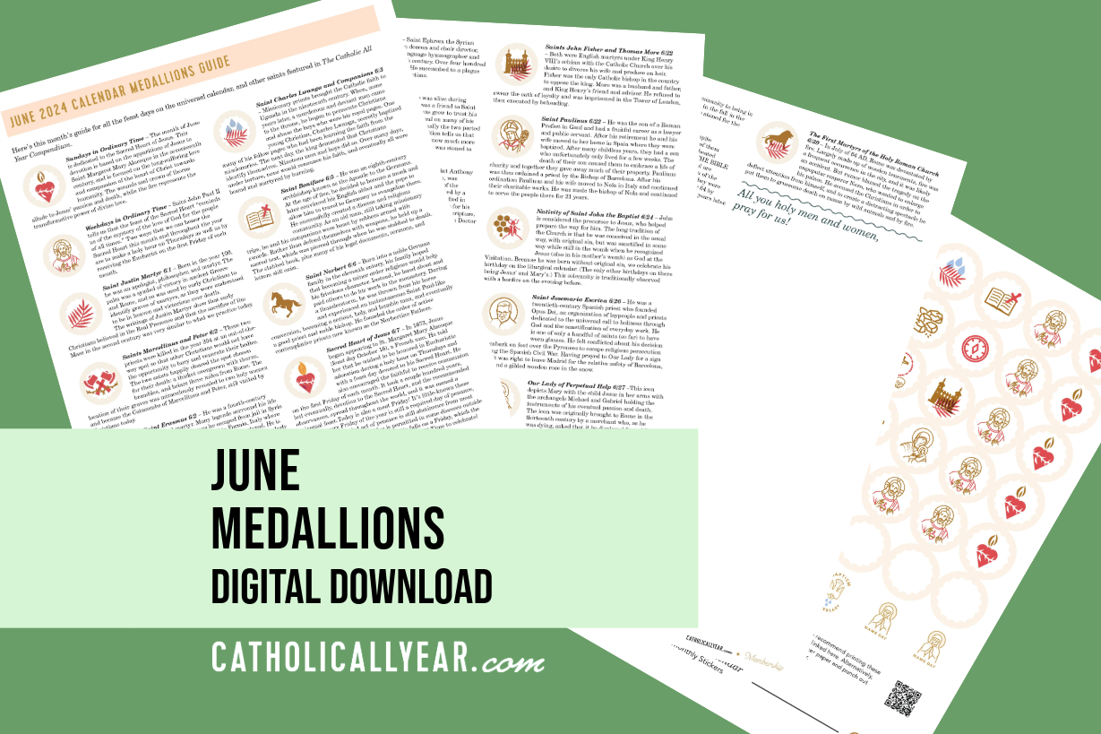 June Medallions 1" Style