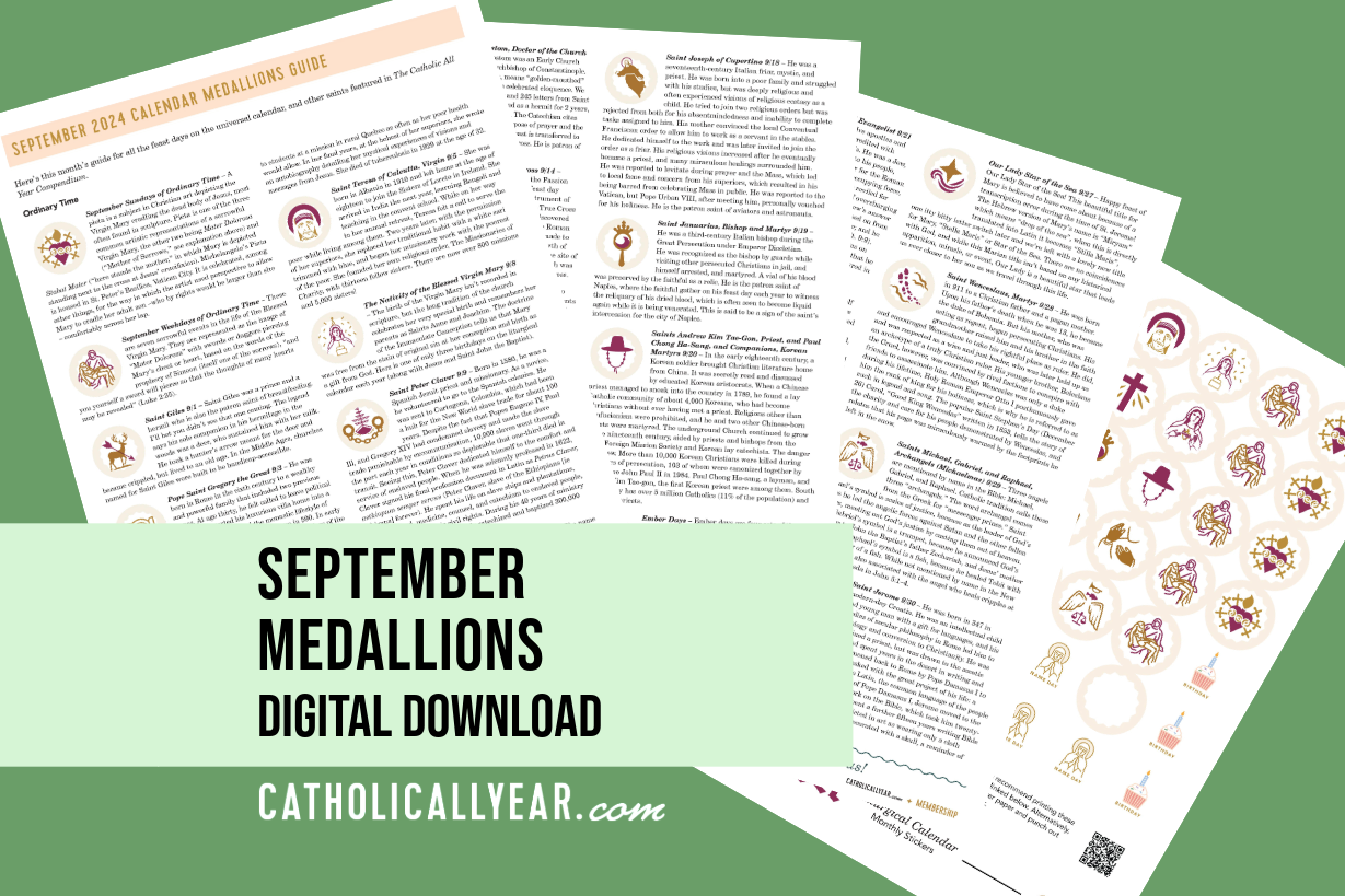 September Medallions 1" Style