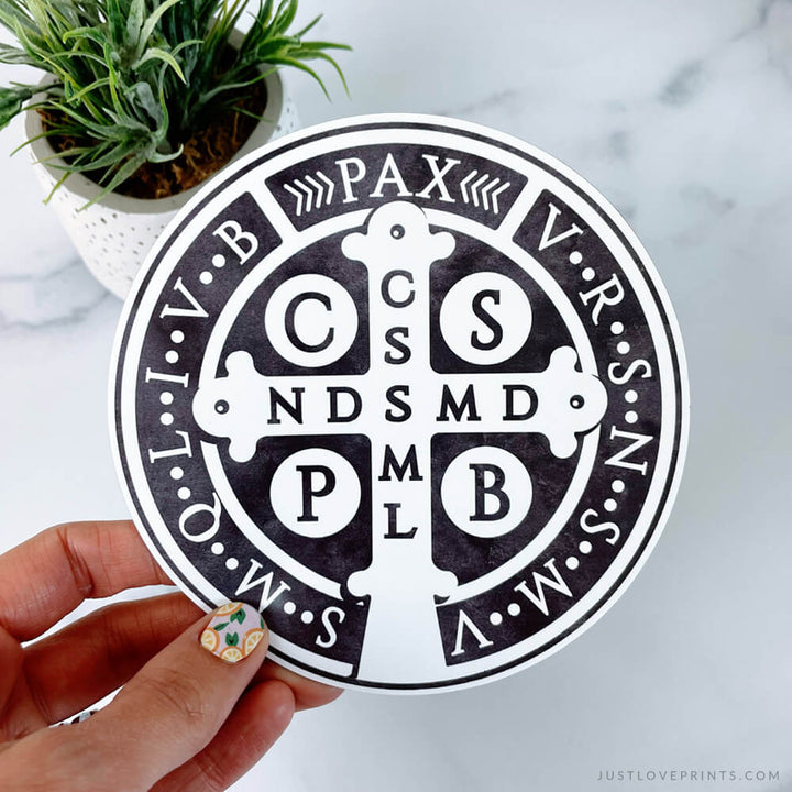 Saint benedict medal Royalty Free Vector Image