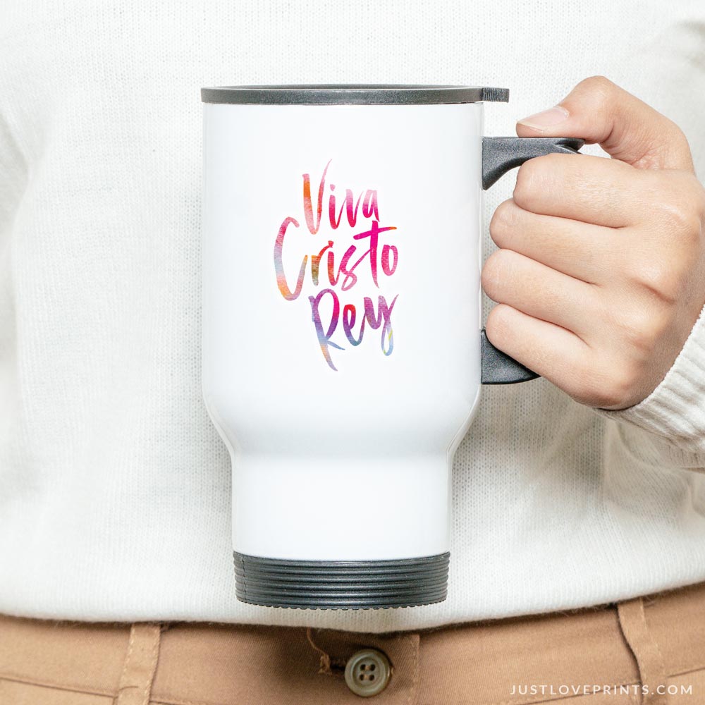 Viva Cristo Rey Vinyl Sticker