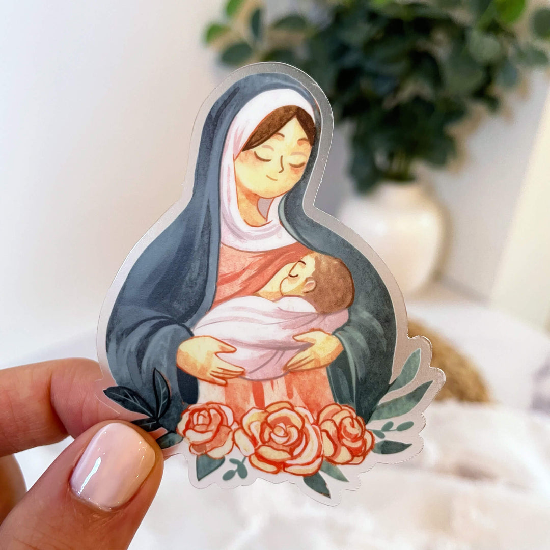 Our Lady of La Leche Vinyl Sticker