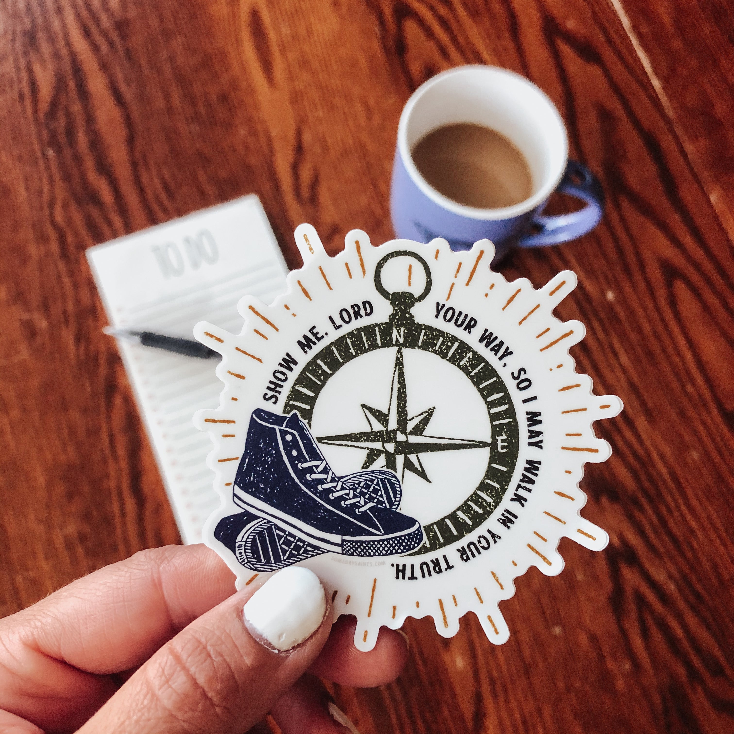 Compass Sticker