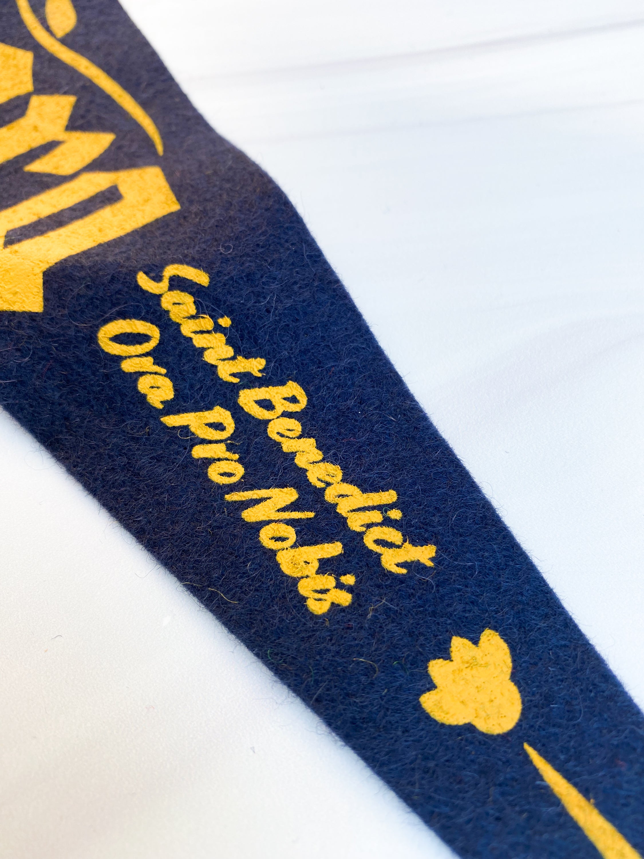 Ora et Labora Handmade Pennant