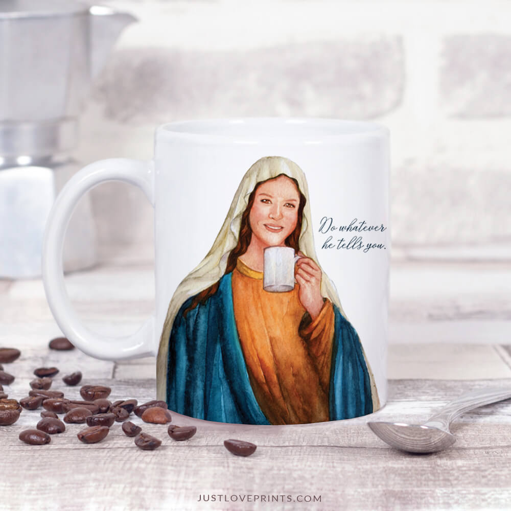 Mama Mary Mug