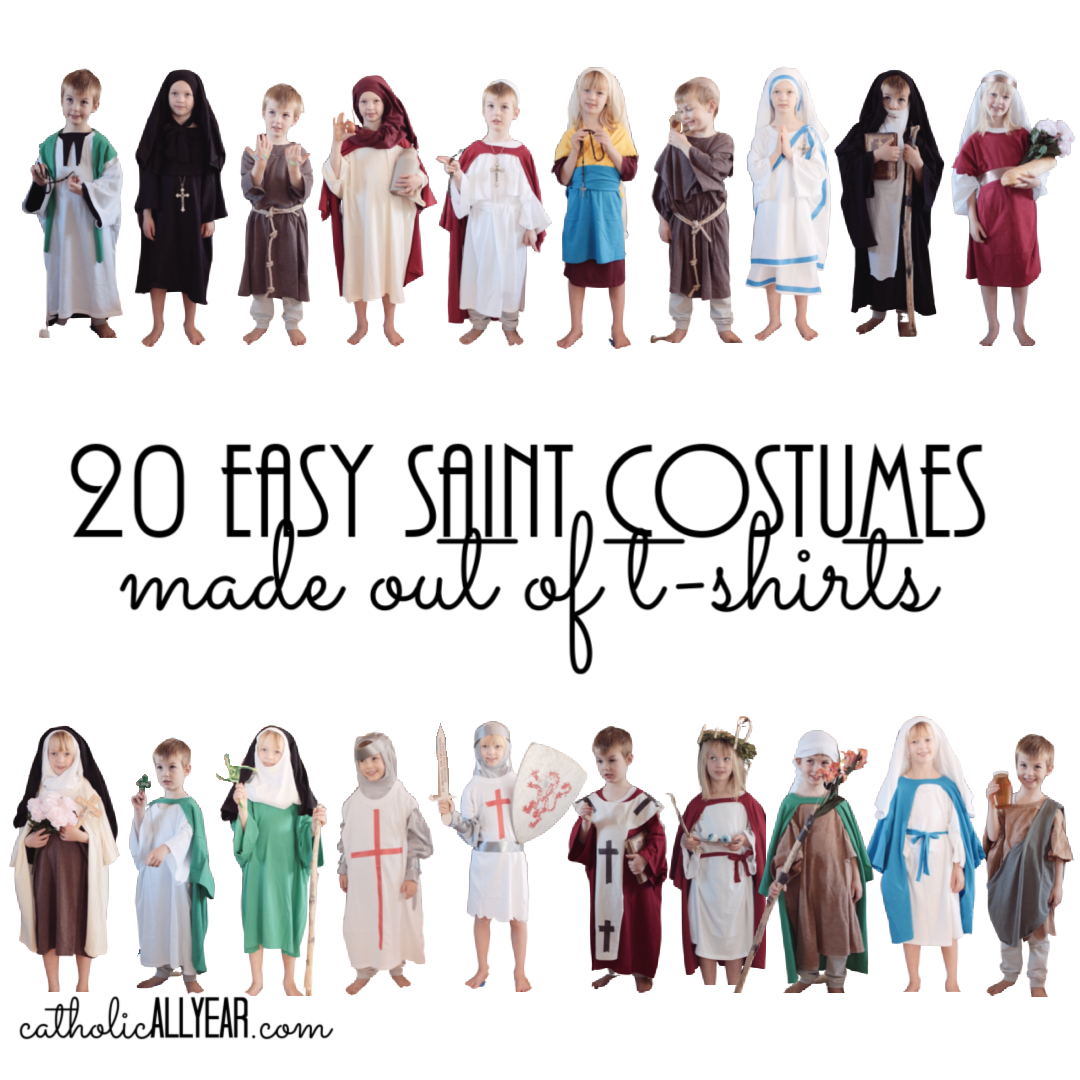 20 Easy Saint Costumes Made of T-Shirts!