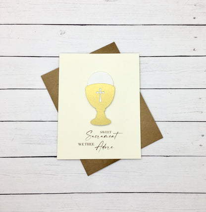 First Holy Communion Blessings Card