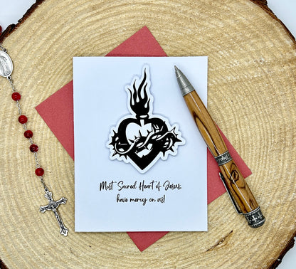 Sacred Heart Greeting Card