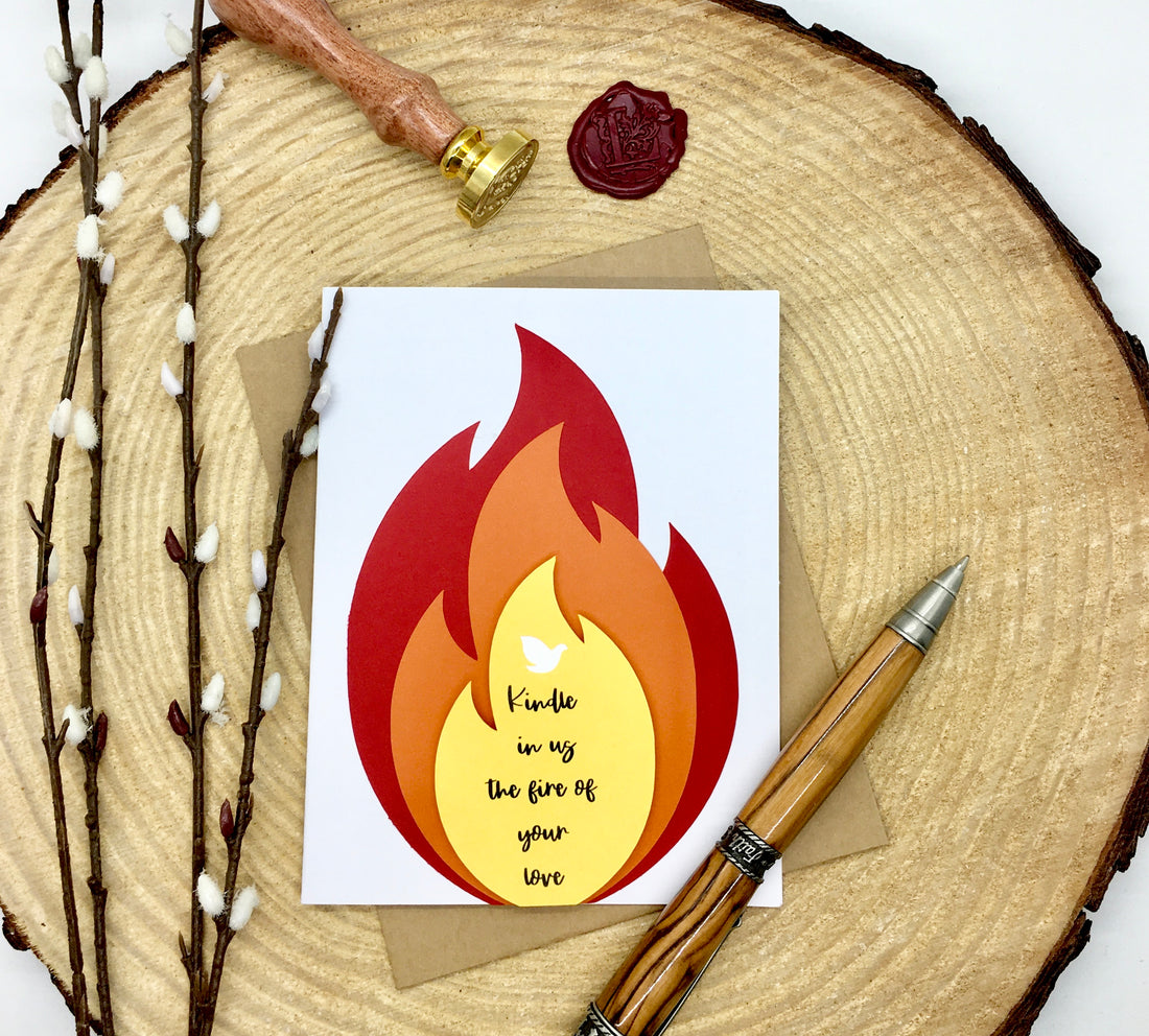 Fire of Your Love Confirmation Card