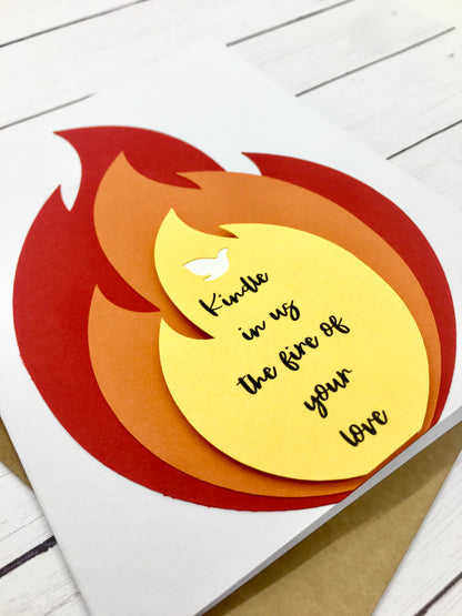 Fire of Your Love Confirmation Card