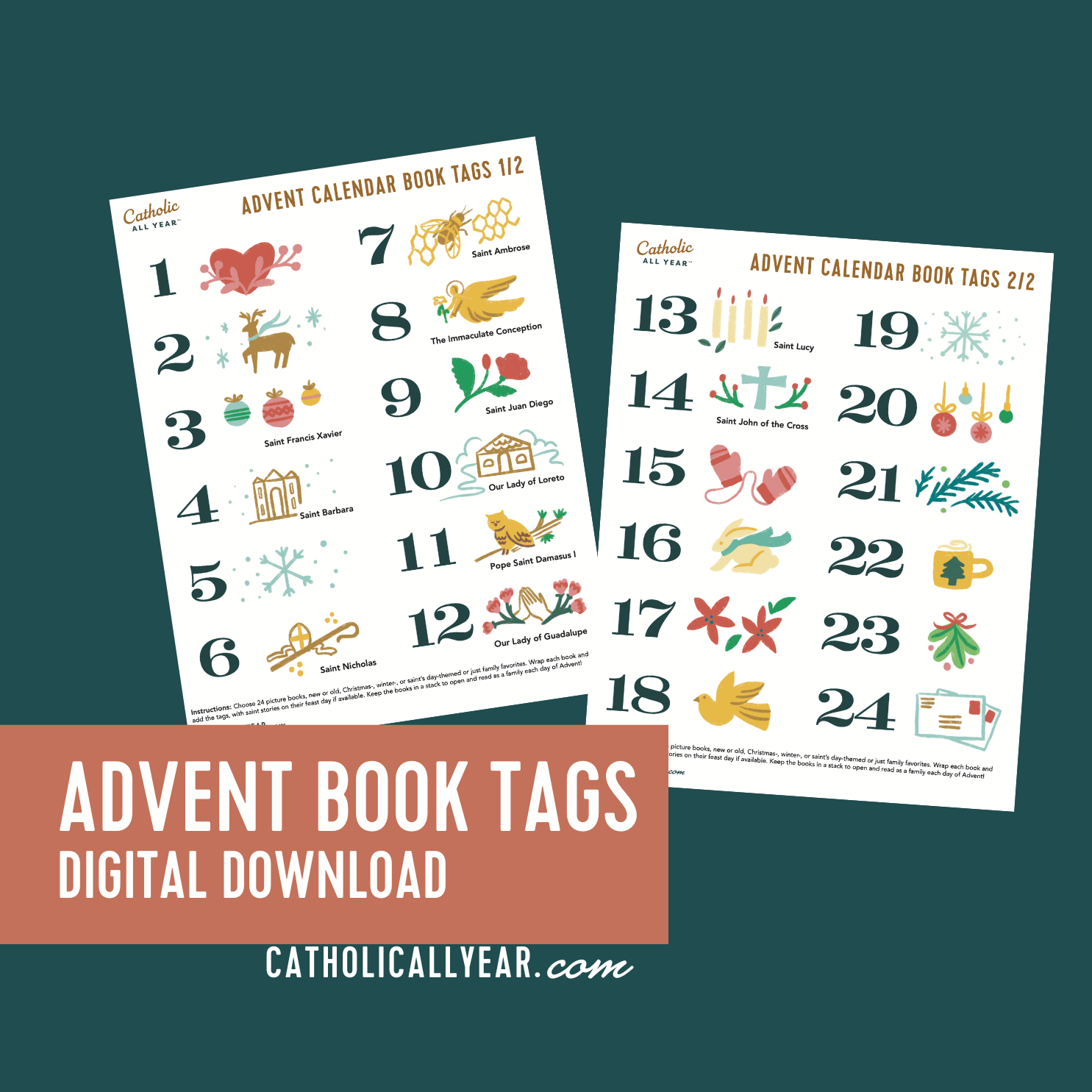 Advent Book Wraps