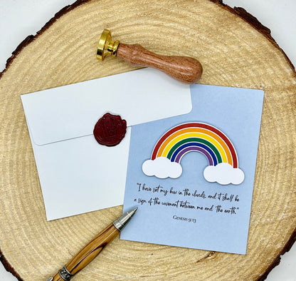 Genesis Rainbow Greeting Card